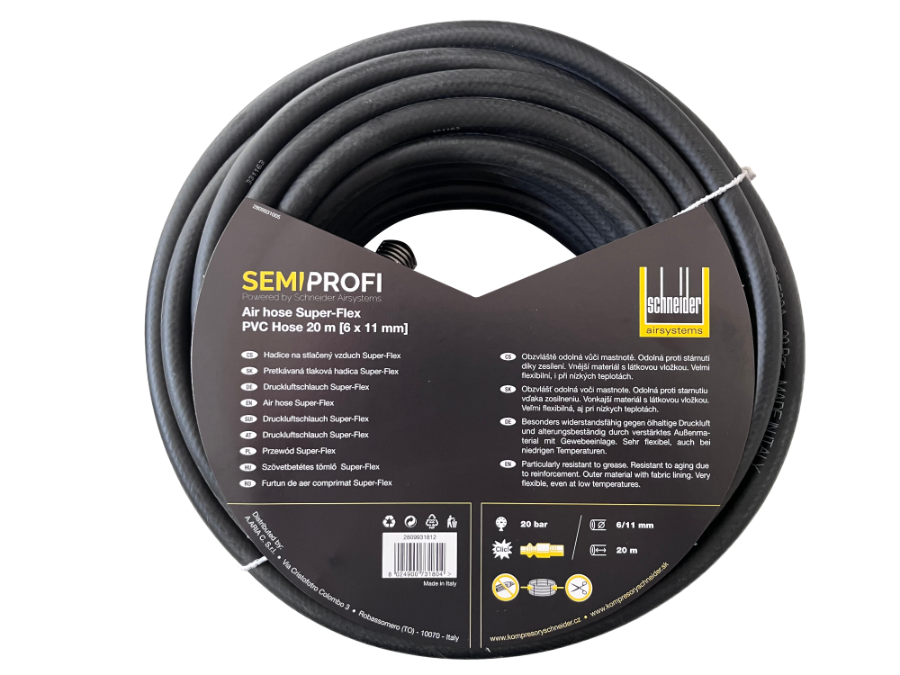Hadica SemiProfi Super-Flex H PVC-QRC-E-SF-20bar 11–6/20m